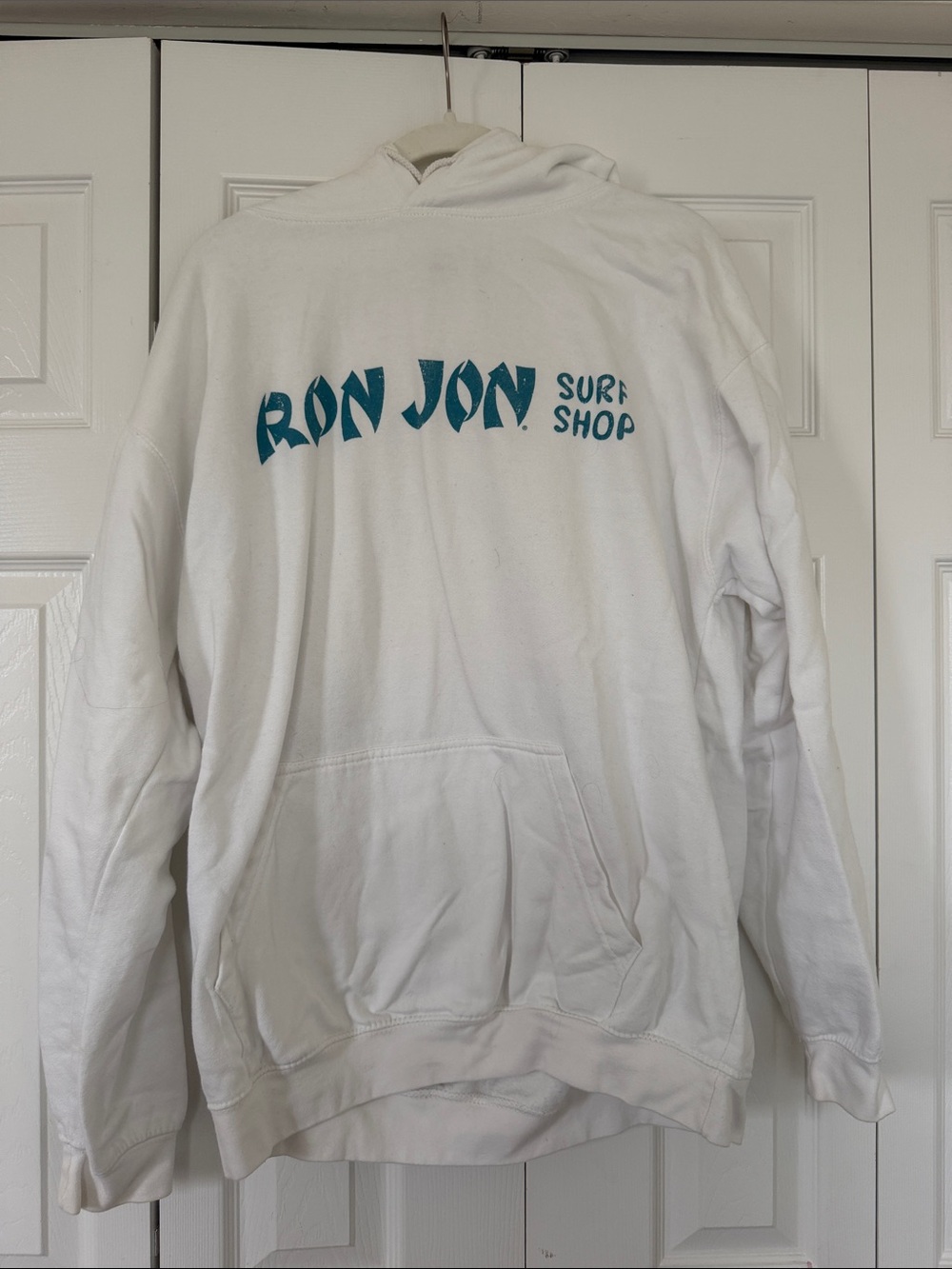 Ron Jon Surf Shop White Pullover Hoodie